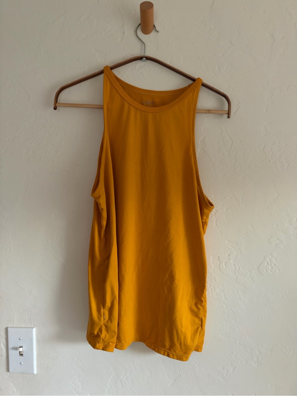 JoyLab Golden Mustard Scoop Neck muscle Tank Top